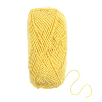 Knitcraft Yellow Bambino Boo Yarn 50g  image number 3