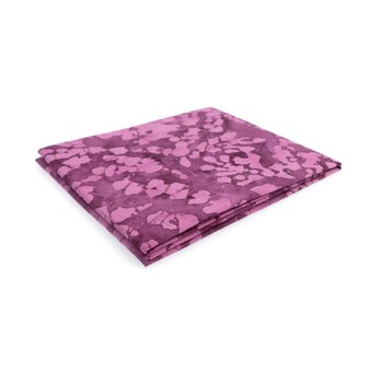 Purple Flower Batik Single Cotton Fat Quarter image number 3