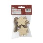 Natural Wood Hanging Stars 5.5cm 10 Pack image number 7