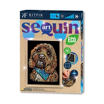 Kitfix Cockapoo Sequin Art Premium Kit