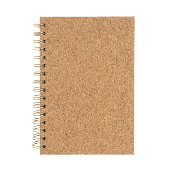 Spiral Bound Cork Notebook A5