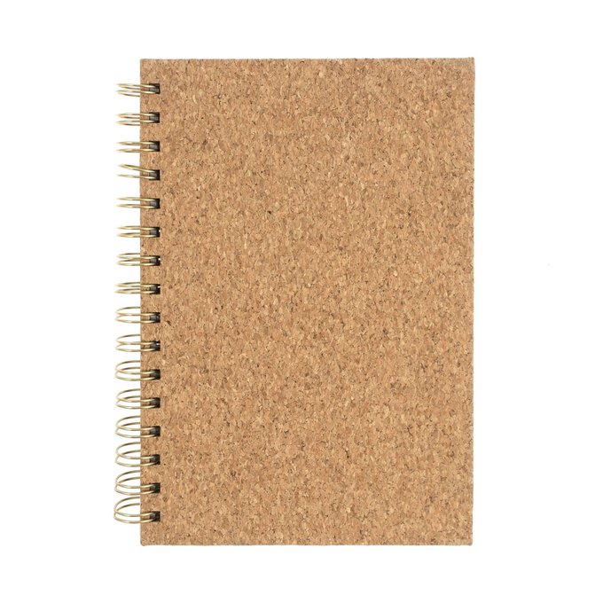 Spiral Bound Cork Notebook A5 image number 1