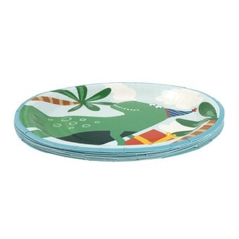 Dinosaur Party Paper Plates 8 Pack  image number 3