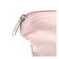 Pale Pink Cotton Zip Pouch 24cm x 17cm  image number 3