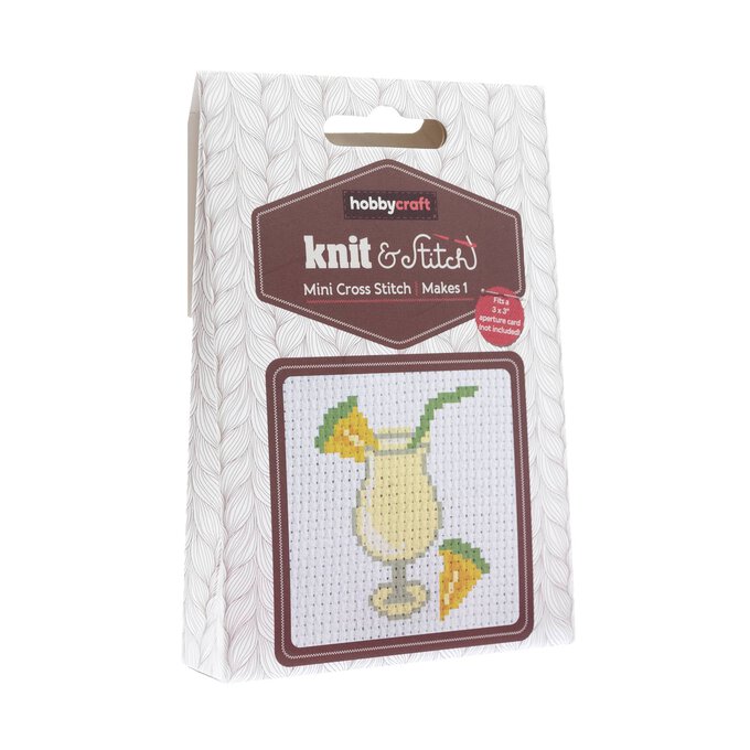 Cocktail Mini Cross Stitch Kit image number 1