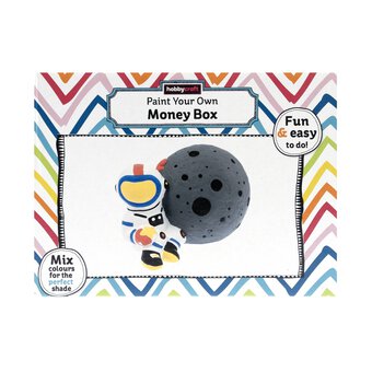 Paint Your Own Astronaut and Moon Money Box image number 4