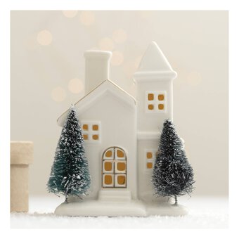 LED Ceramic Church 10cm