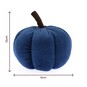 Navy Blue Plush Pumpkin 12cm image number 5