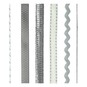 Silver Trims and Ribbons 2m 6 Pack image number 3