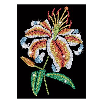 Kitfix Tiger Lily Sequin Art Kit image number 5