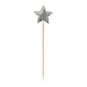 Metallic Star Cupcake Toppers 5 Pack image number 2