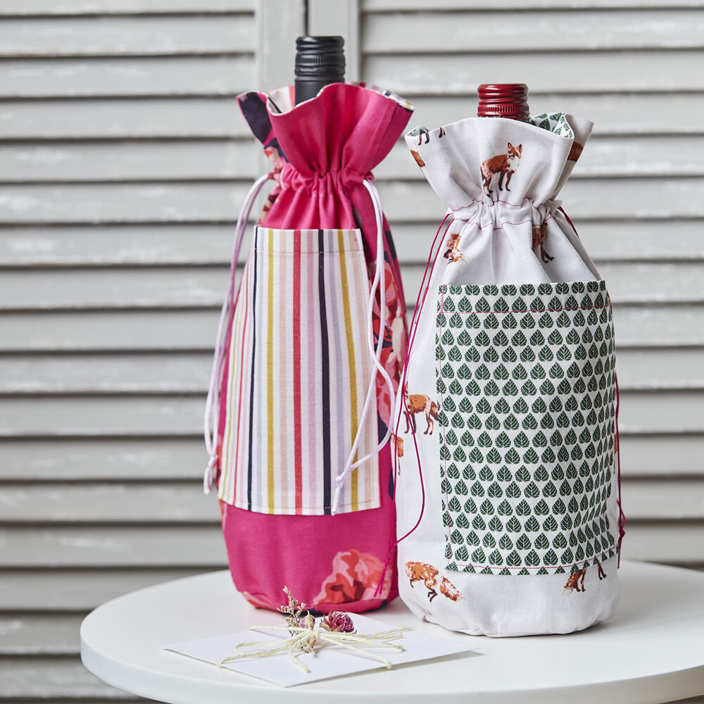 Dussle Dorf Water Bottle Bag - This Jute Bottle Bag can be Given as a Gift  Bag