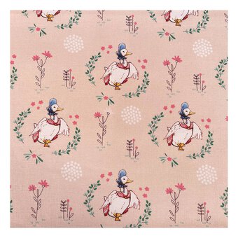 Beatrix Potter Jemima Puddleduck Cotton Fabric by the Metre