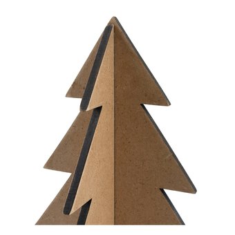 3D Wooden Christmas Tree 15cm image number 4