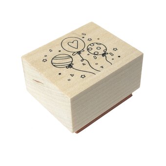 Party Wooden Stamp Set 7 Pieces image number 3