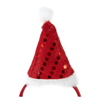 Red Santa Hat Headband