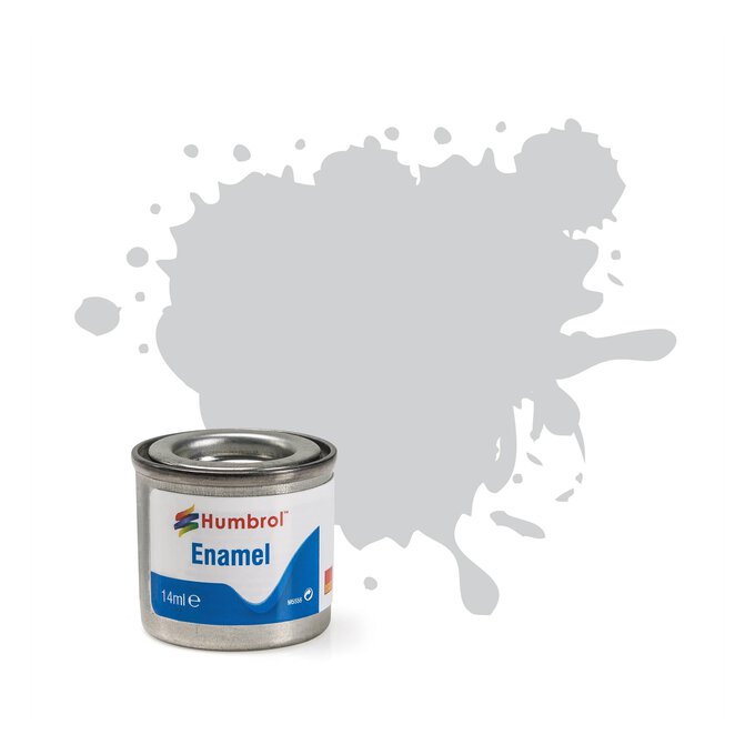 Humbrol Silver Enamel Metallic Paint 14ml (11) image number 1