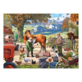 Gibsons Farrier on the Farm Jigsaw Puzzle 500 Pieces