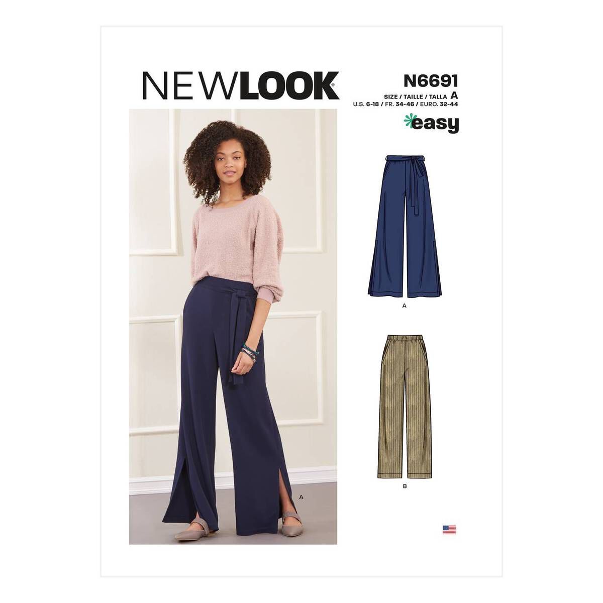 Black Scuba Crepe Flared Trousers | New Look