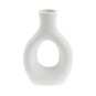 Ceramic Vase with Hole 12.5cm x 18.5cm image number 1