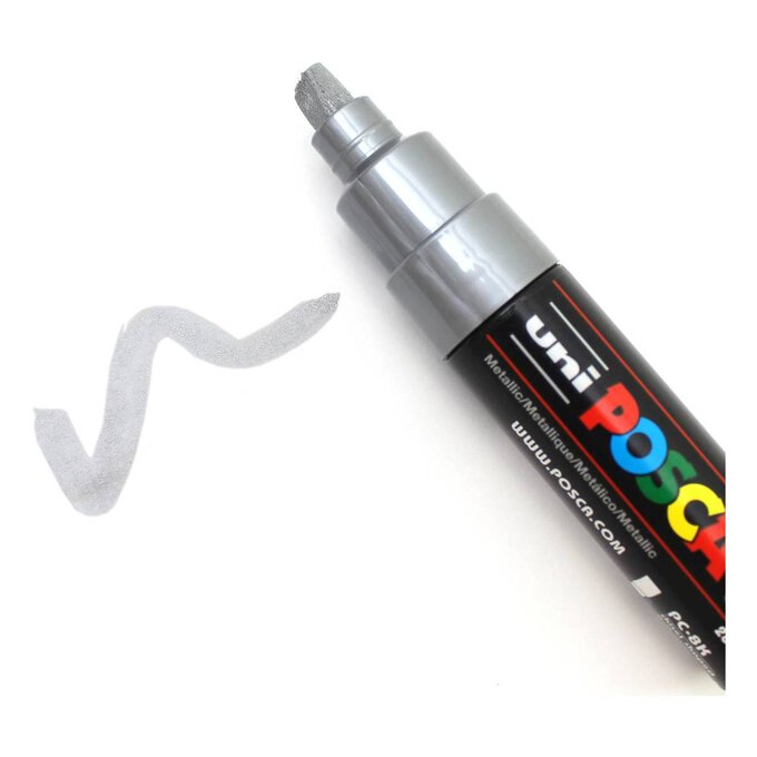Uniball POSCA PC-1M Silver Paint Marking Pen