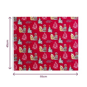 Snoopy Christmas Cotton Fat Quarters 4 Pack image number 3