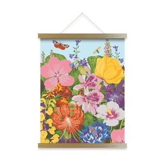 RHS Meadow Paint by Numbers Wall Hanging Kit image number 2