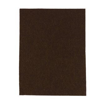 Cocoa Self-Adhesive Felt Sheet 9 x 12 Inches