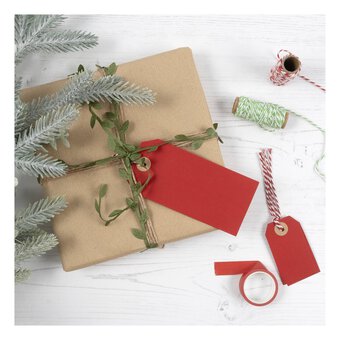 Red and Green Christmas Gift Tag Set