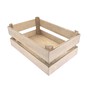 Mini Natural Wooden Crate 24cm x 16cm x 10cm image number 1