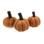 Mini Rust Plush Pumpkins 4.5cm 3 Pack image number 1