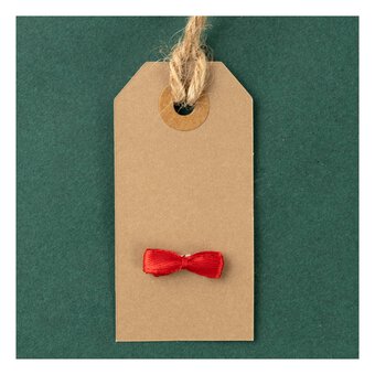 Red Satin Bow Embellishments 20 Pack 