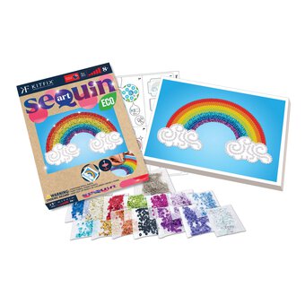 Kitfix Rainbow Sequin Art Kit image number 4