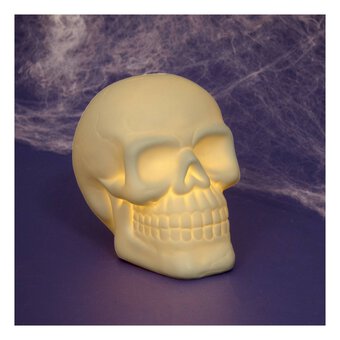 LED Ceramic Skull 11cm