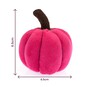 Bright Pink Plush Pumpkin 6.5cm image number 3