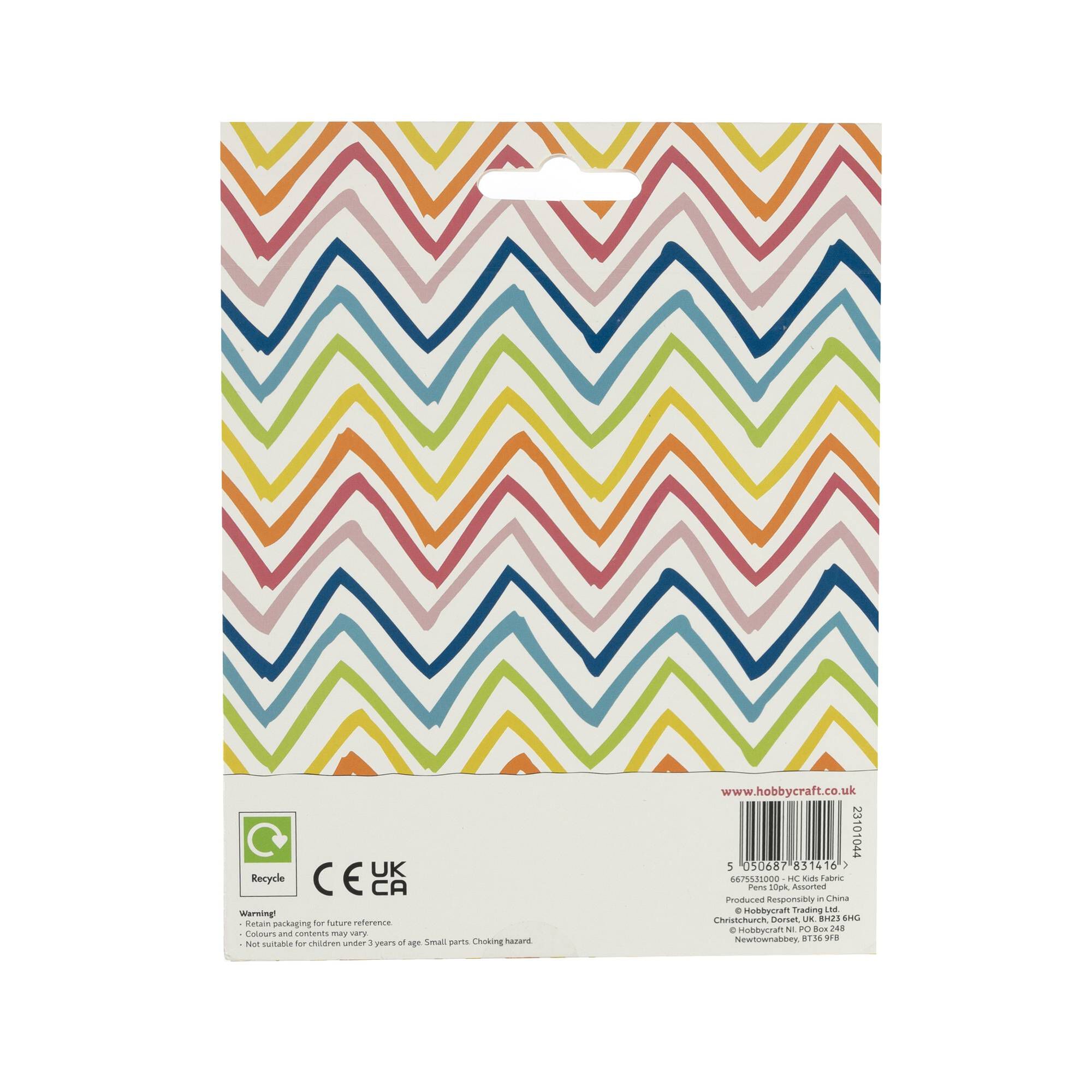 Fabric Markers 10 Pack | Hobbycraft