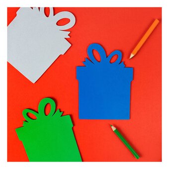 Christmas Gift Foam Shapes 12 Pack image number 2