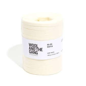 Wool and the Gang Ivory White Ra-Ra-Raffia 100g