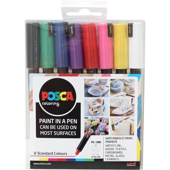 POSCA PC1MR 8 Colour Set - Art Supplies materials and equipment