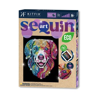 Kitfix Harlequin Hound Sequin Art Kit