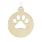 Hanging Wooden Paw Bauble Decoration 12cm image number 2