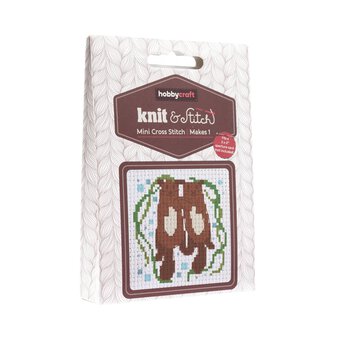 Otters Mini Cross Stitch Kit