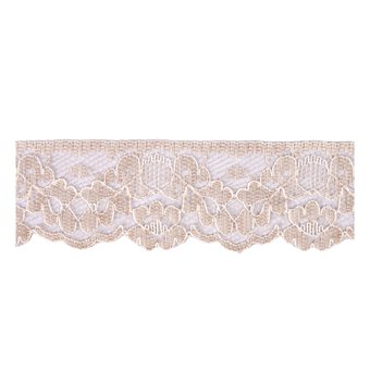 Cream 20mm Cotton Lace Trim by the Metre