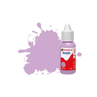 Humbrol Pastel Violet Matt Acrylic Paint Dropper 14ml (42)