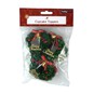 Traditional Christmas Wreath Cupcake Toppers 6 Pack image number 5