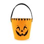 Pumpkin Felt Bucket image number 1