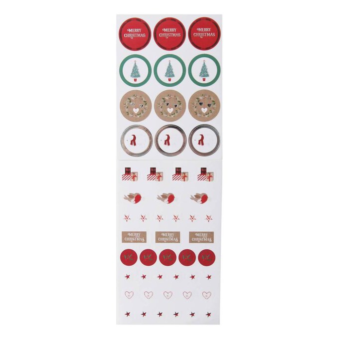 Essence of Christmas Stickers 50 Pack Hobbycraft