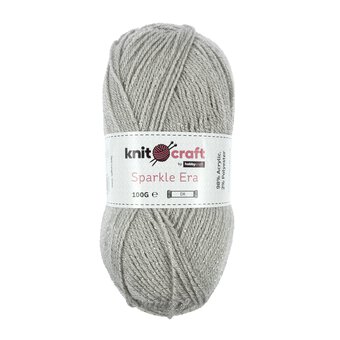 Knitcraft Silver Sparkle Era DK Yarn 100g