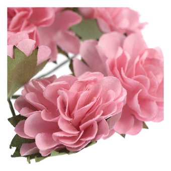 Mini Pink Wired Floral Picks 8 Pack image number 3