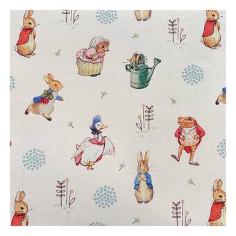 Beatrix Potter Characters Cotton Fabric by the Metre